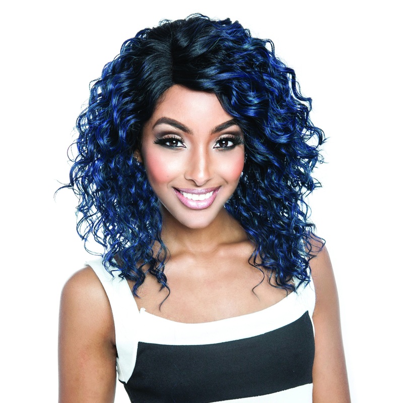 Brown Sugar Human Hair Mix Glueless Lace Front Wig BSG206 VENICE 1