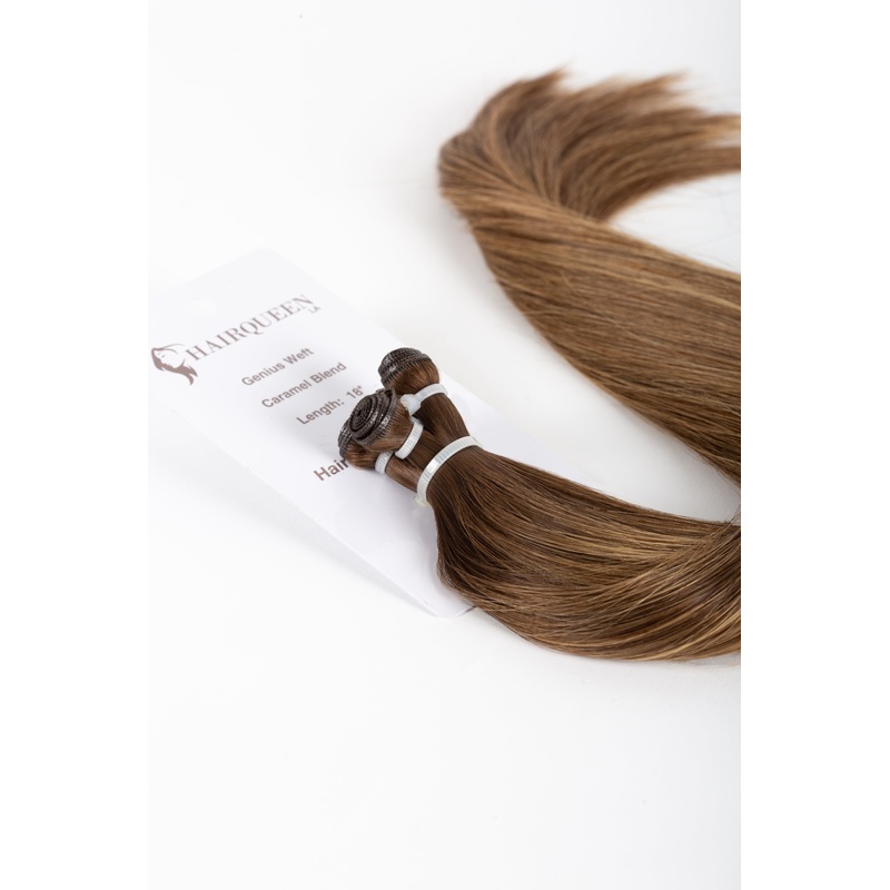 Genius Wefts Caramel Blend 18″