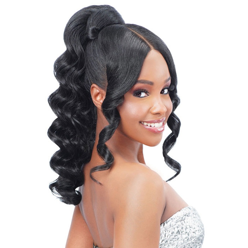 Zury Sis Miss Bang Lace Part Drawstring Ponytail – SOFIA 1