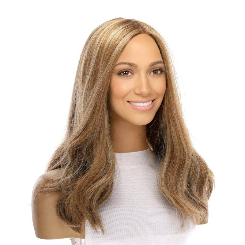 19″ Nicole Silk Top Wig Medium Blonde Zig Zag Lace Front