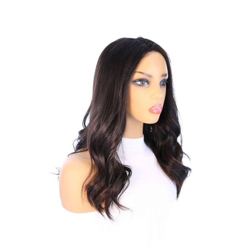 20″ Divine Luxe Lace Top Wig #2 Neutral Dark Brown Zig Zag Lace Front