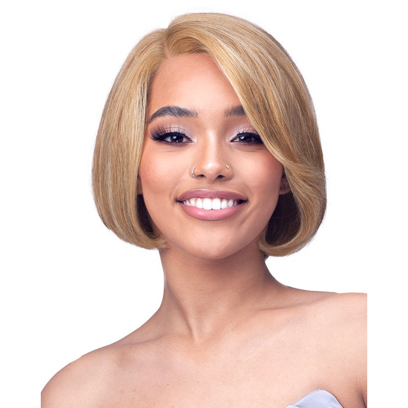 Kosta | Lace Front Human Hair Wig by Bobbi Boss Dark Orange