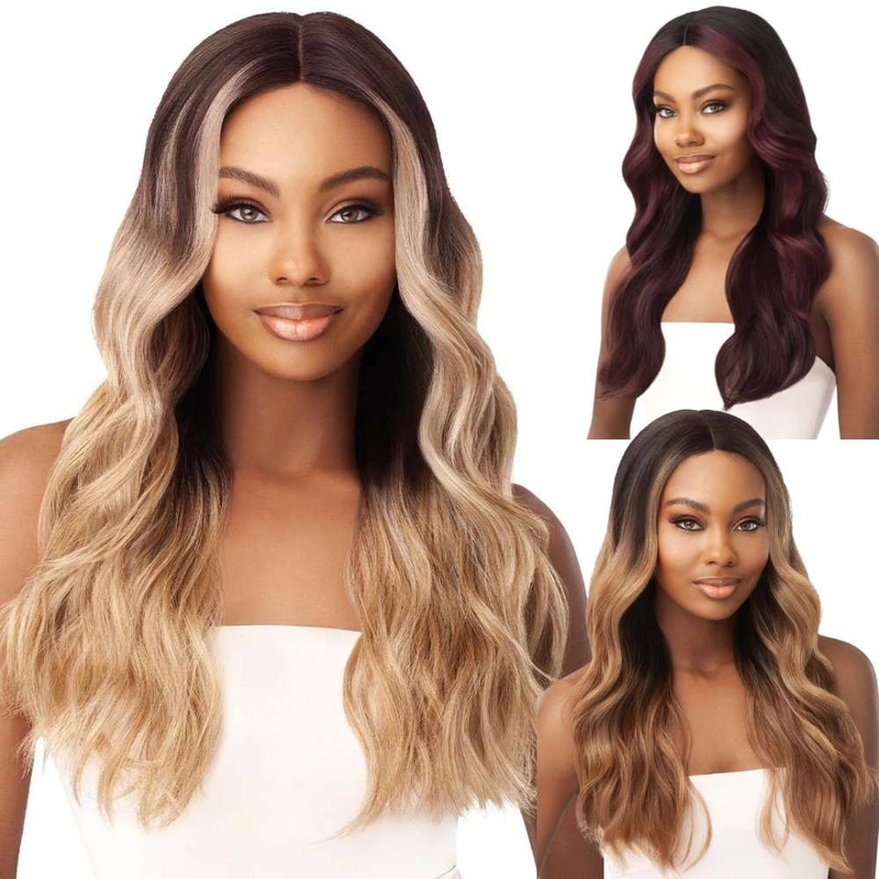 Outre HD Transparent Lace Front Wig – Stevie 1 JET BLACK
