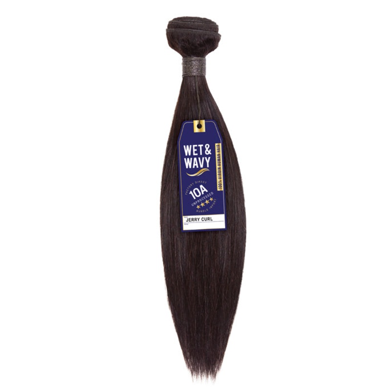 Sensationnel Bare & Natural Unprocessed Virgin HH Wet & Wavy 10A JERRY CURL 10″-14″ 10 NATURAL