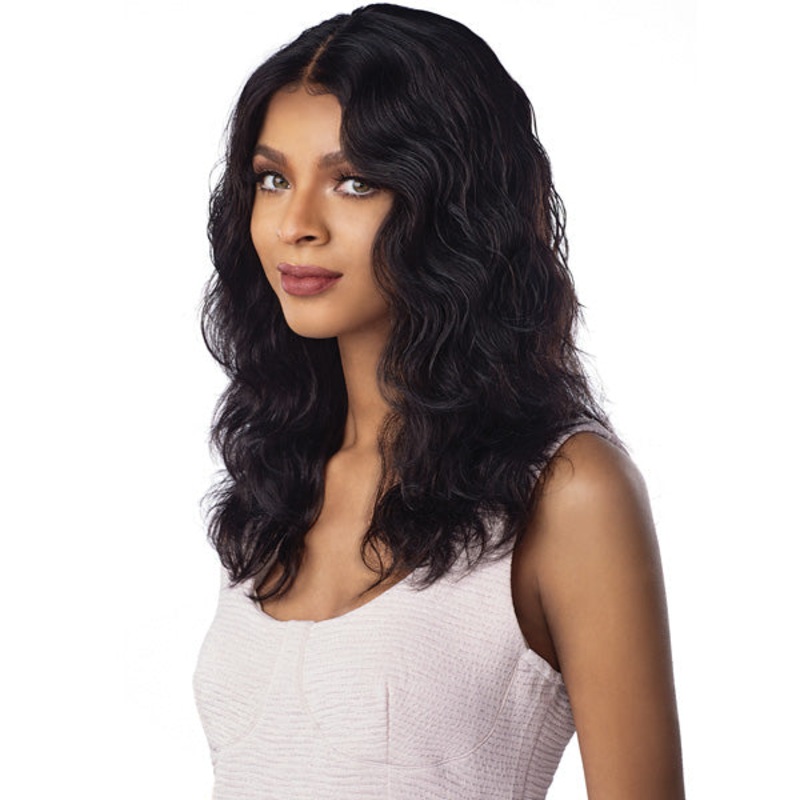 Sensationnel Unprocessed Virgin Human Hair 10A Lace Front Wig – BODY WAVE NATURAL