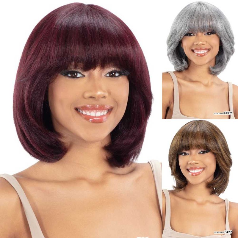 Shake-N-Go Snatched Synthetic Full Wig – Adria 1 JET BLACK