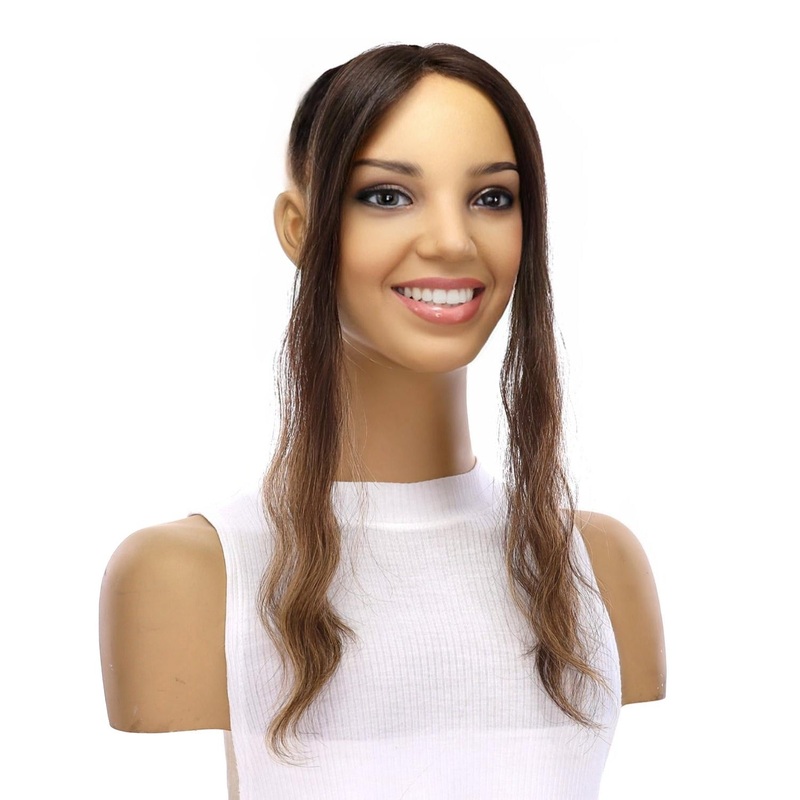 14″ iBandGrip Dark Brown Balayage Wavy