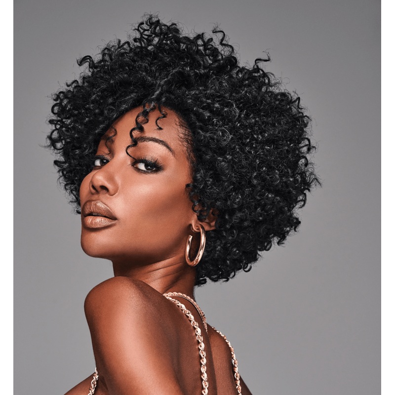 Aniyah Lace Front Wig by Kim Kimble KK MC1 Caviar