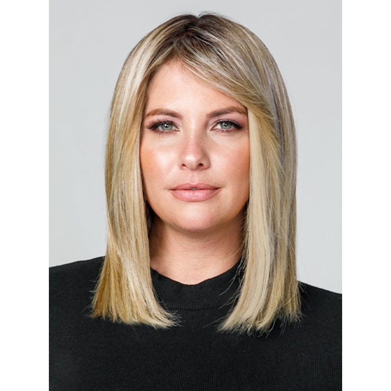 easiPart T HD 12″ | Synthetic Hair Topper (Mono Top) 1B