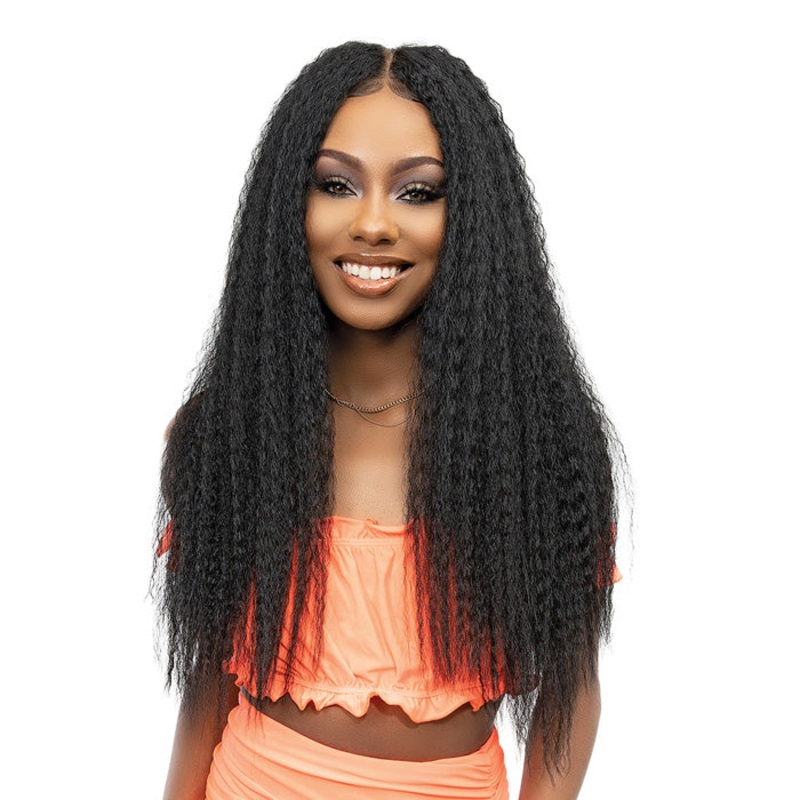 Janet Collection Melt HD 13″X6″ Lace Kinky Wig 28″ 1