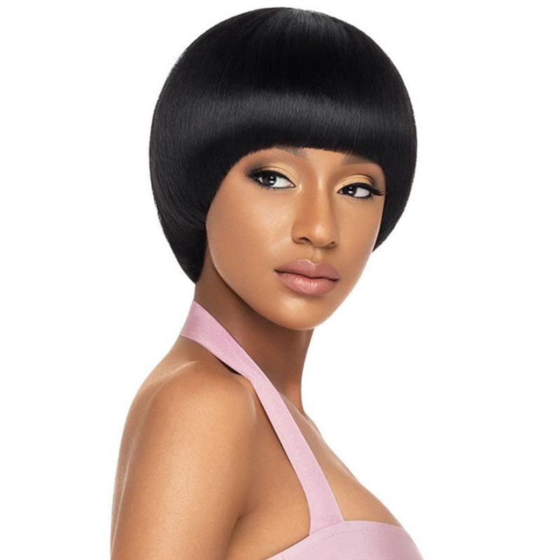 Outre 100% Human Hair Premium Duby Wig OVAL FRINGE 1B