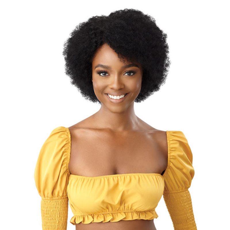 Outre The Daily Wig 100% Human Hair Lace Wig – NATURAL AFRO NATURAL BLACK