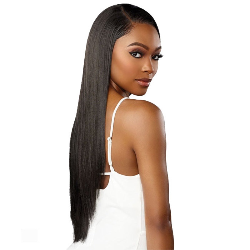 Sensationnel Bare Lace Glueless Human Hair Blend 100% Full Lace Wig – FULL LACE UNIT 1 1