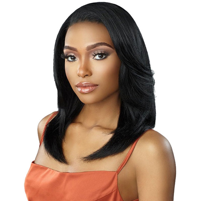 Sensationnel Unprocessed 15A 100% Virgin Human Hair 13X4 HD Lace Part Wig – STRAIGHT 18 NATURAL