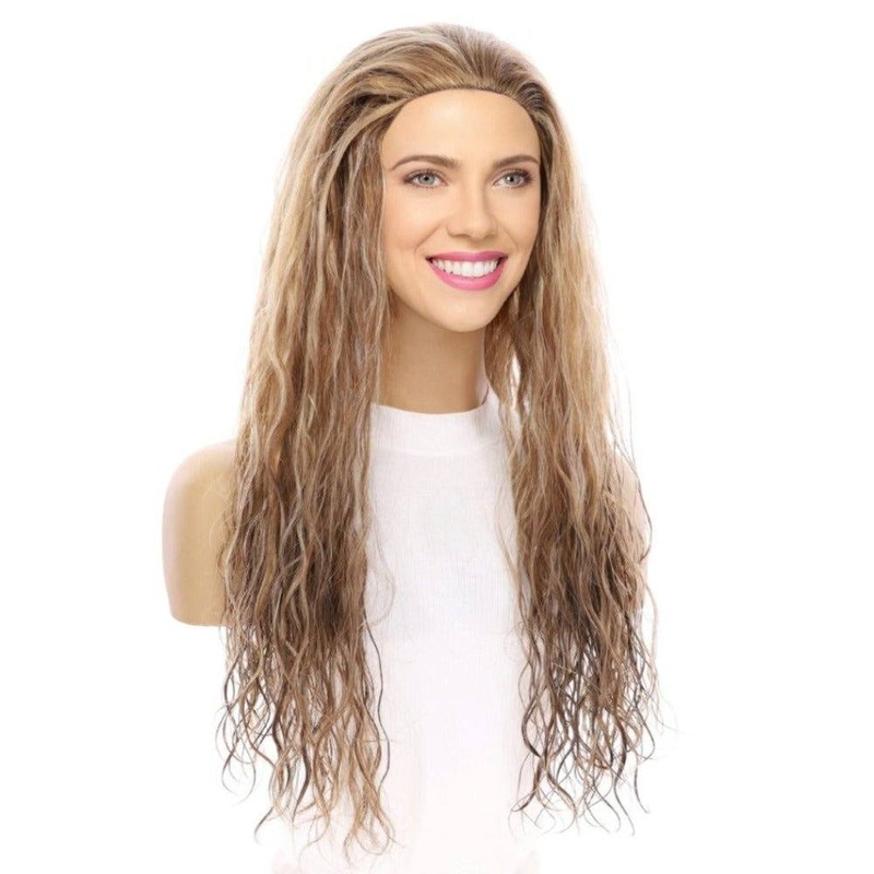 24″ 3/4 Bandfall Wig Medium Blonde Wavy