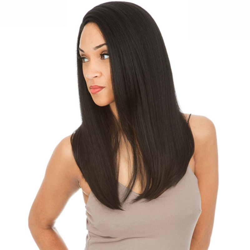 New Born Free Human Hair Blend Magic Lace U-Shape Lace Front Wig – MLUH107 1