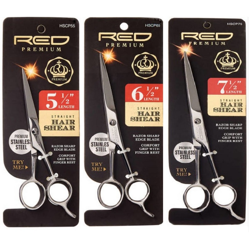 Red Premium Straight Hair Shear 5 1/2″