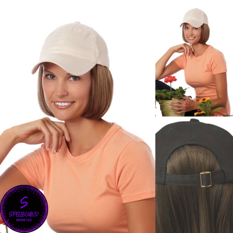 Shorty Hat Beige – Hair Accents, Toppers, and Hairpieces Collection by Henry Margu 1BH – Off black with medium dark brown highlights