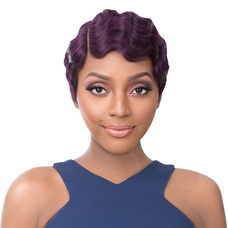 It’s A Wig! 100% Human Hair Wig – HH Nuna 1 JET BLACK