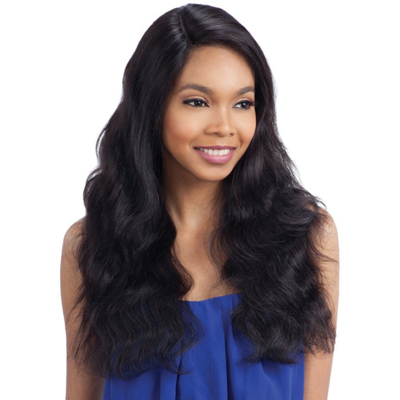 Model Model Nude 100% Brazilian Natural Human Hair L-Part Lace Front Wig NATURAL S WAVE NATURAL