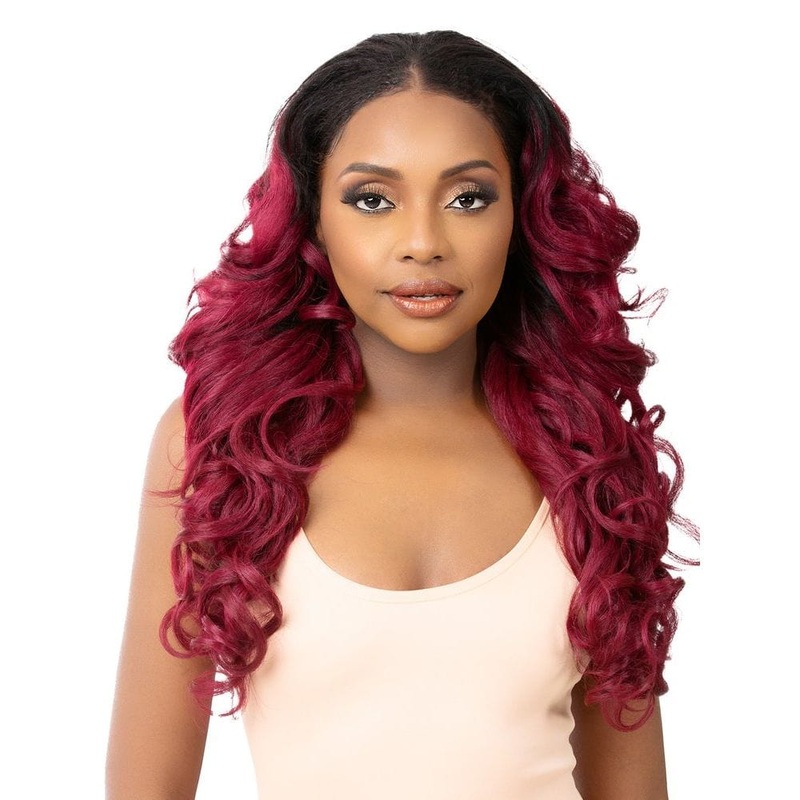 Nutique BFF Collection Synthetic Half Wig – Wella 1 JET BLACK