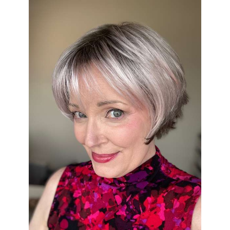 Sky | Synthetic Wig (Mono Crown) AUBURN-ROOTED