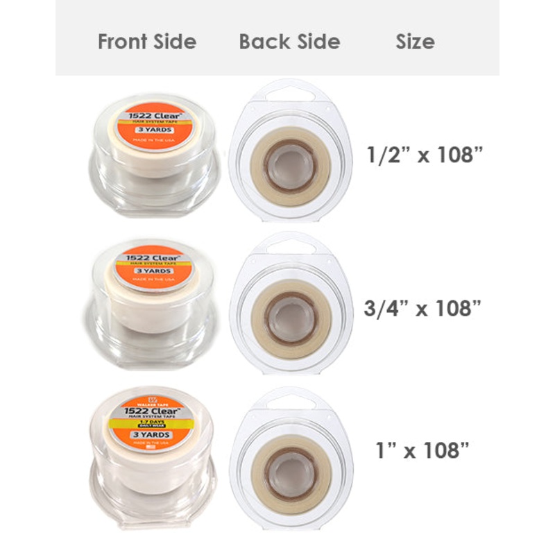 Clear Roll Tape 1/2 inch x 108 inch