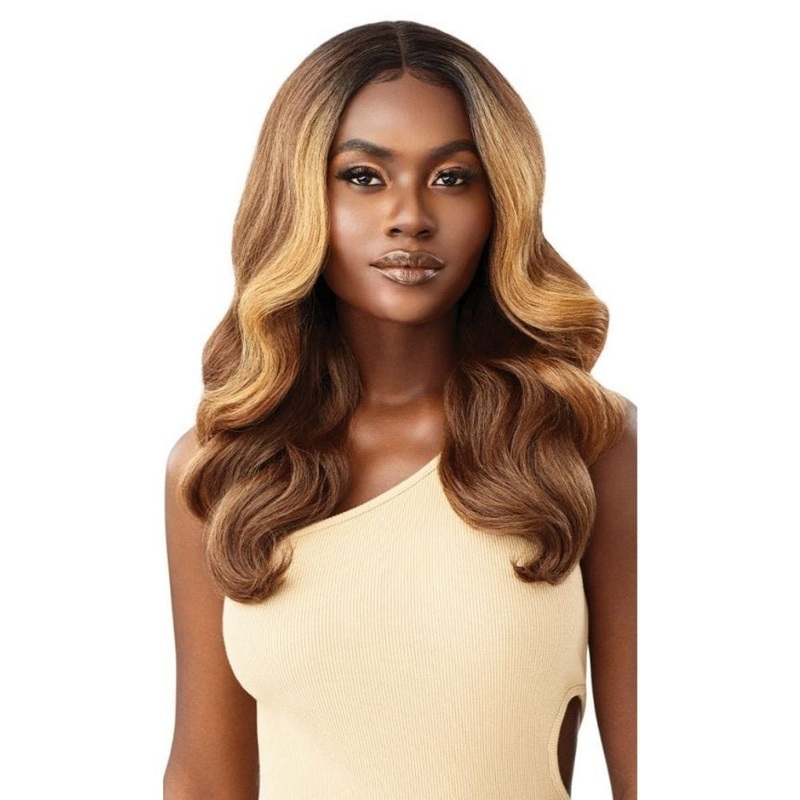 Outre HD Transparent Lace Front Wig – Amadio 1 JET BLACK
