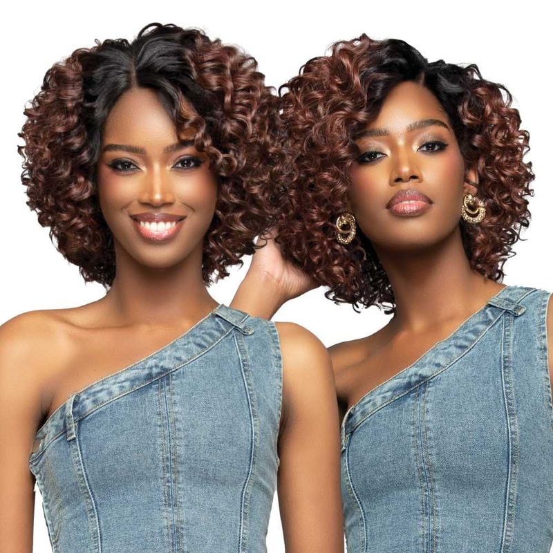 Bobbi Boss 13×4 Glueless Lace Frontal Wig – MLF269 Adamma 1 JET BLACK