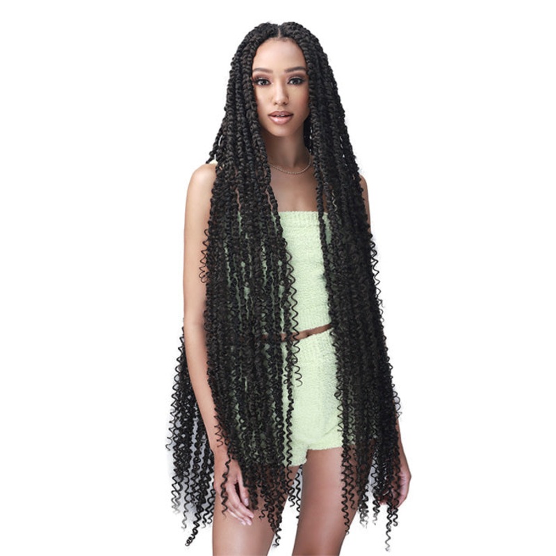 Bobbi Boss Synthetic Crochet Braid – PASSION TWIST BOHO STYLE 40″ T1B/BUG