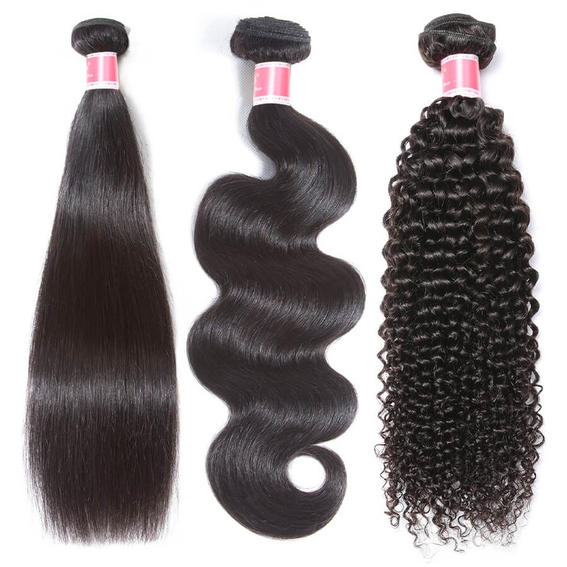 One Bundle Sale Straight/Body Wave/Curly/Deep Wave/Water Wave/Loose Wave Brazilian Hair Weave Bundles 100% Unprocessed Virgin Human Hair 10 Straight