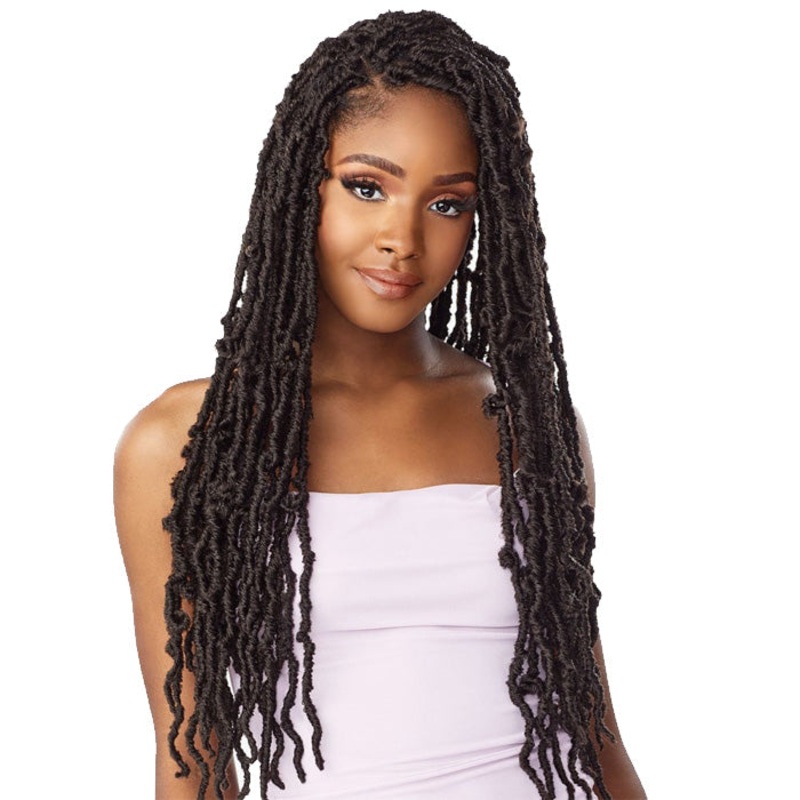 Sensationnel Lulutress Pre-Looped Crochet Braid – 3X DISTRESSED LOCS 24″ 1