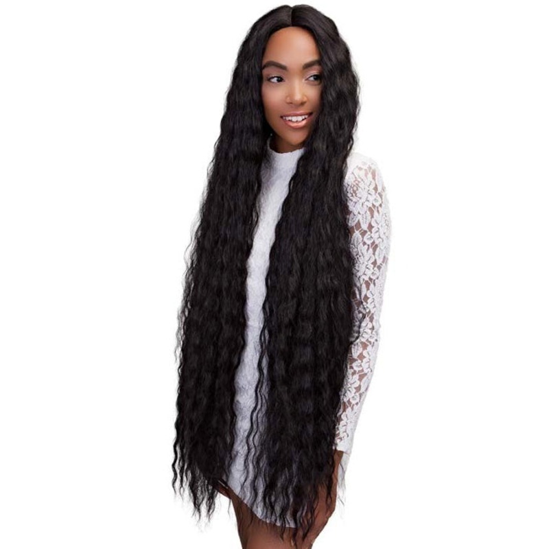 Janet Collection Premium Fiber Extended Part Lace Wig – SUPER DEEP 99J
