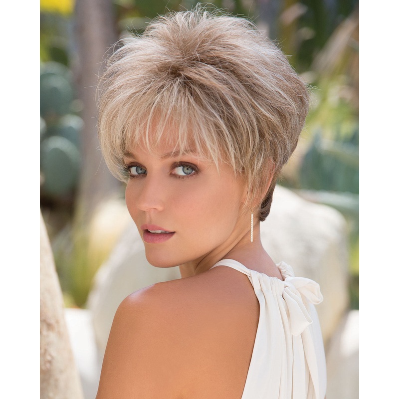 Roni | Synthetic Wig by Noriko Burgundy Rosa