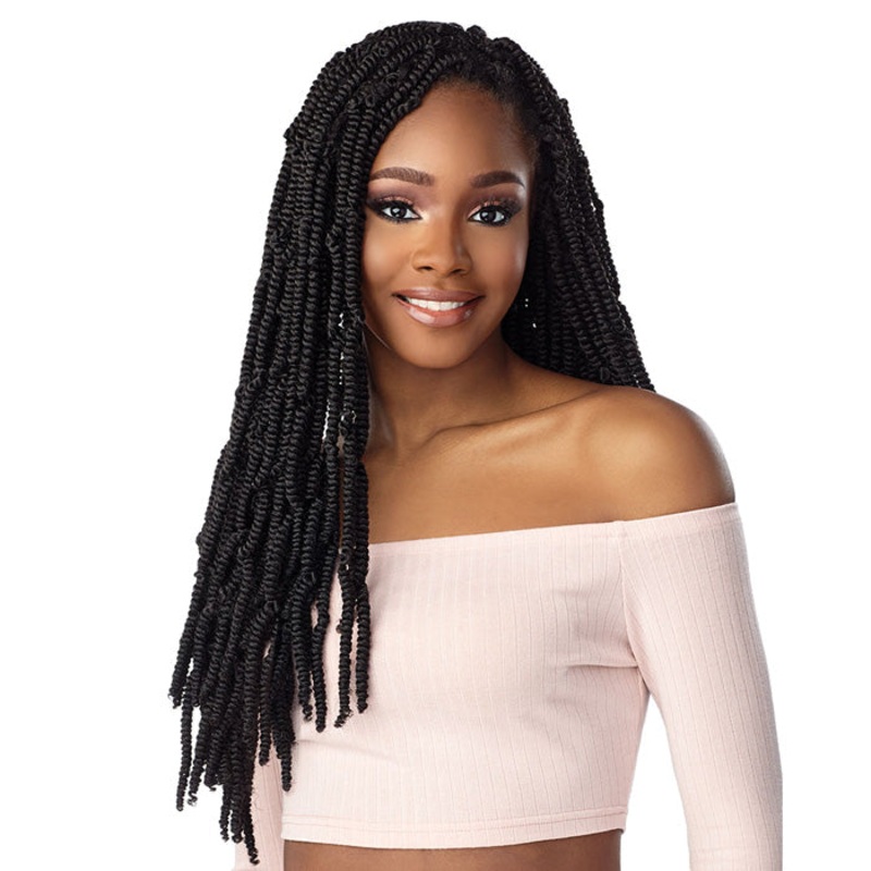 Sensationnel Lulutress Fully-Folded Pre-Stretched Braid – 3X AFRO TWIST 24″ 1