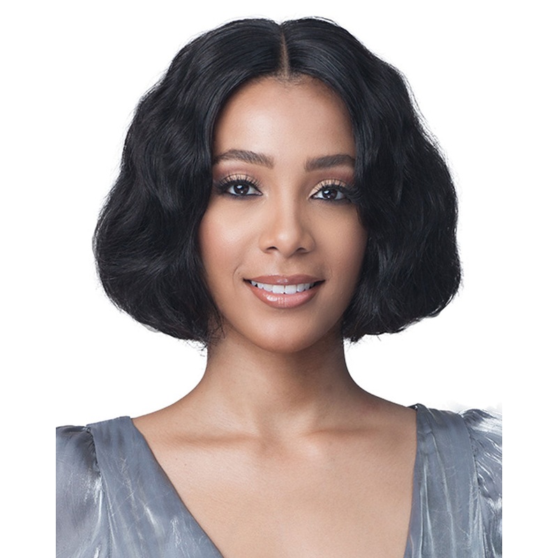 Evie | Lace Front Human Hair Wig by Bobbi Boss Natural