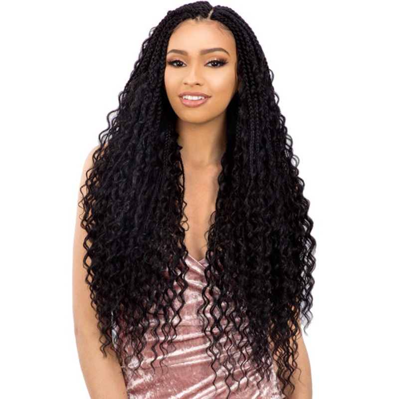 Freetress Pre-Looped Crochet Braid – BOHO HIPPIE BRAID 22″ 1