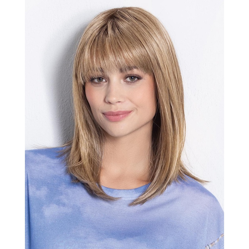 Jacky-Petite/Average | Lace Front & Monofilament Crown Synthetic Wig by Ellen Wille Champagne Mix