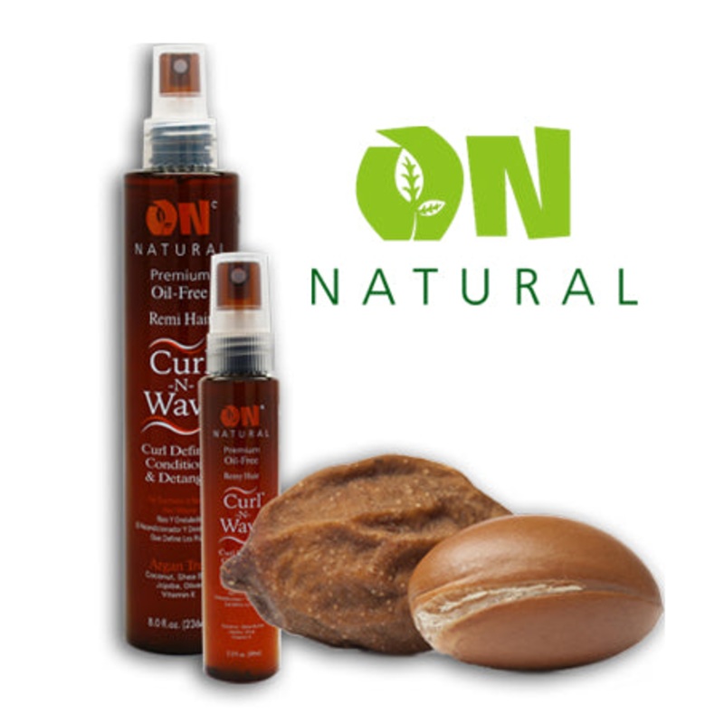 ON Organic Natural Curl-N-Wavy Argan Tree Curl Defining Conditioner & Detangler 2 oz / 8 oz 2 oz