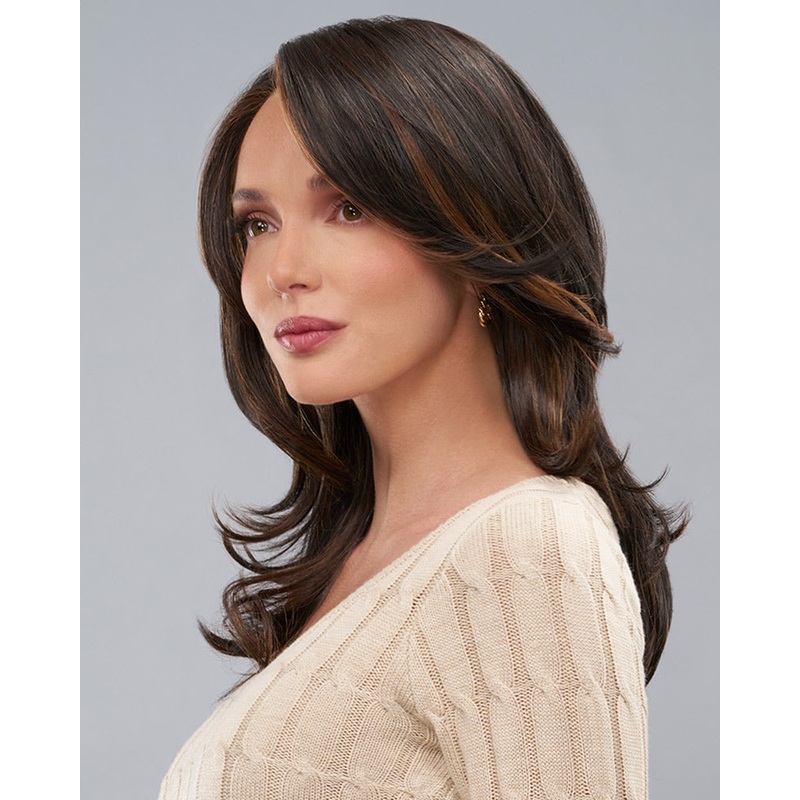 Celeste | Lace Front & Monofilament Top Synthetic Wig by Jon Renau 4