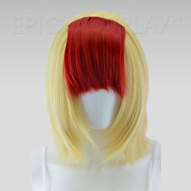 Clip In Bang Extension – Dark Red