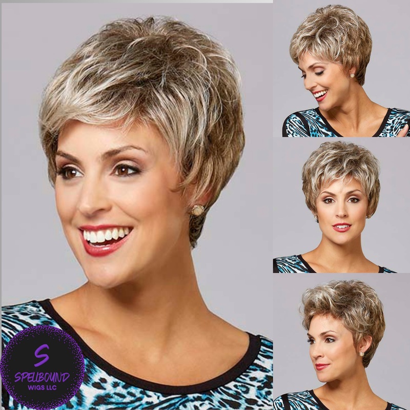 Emily – Synthetic Wig Collection by Henry Margu 4H – Medium dark brown with medium brown highlights