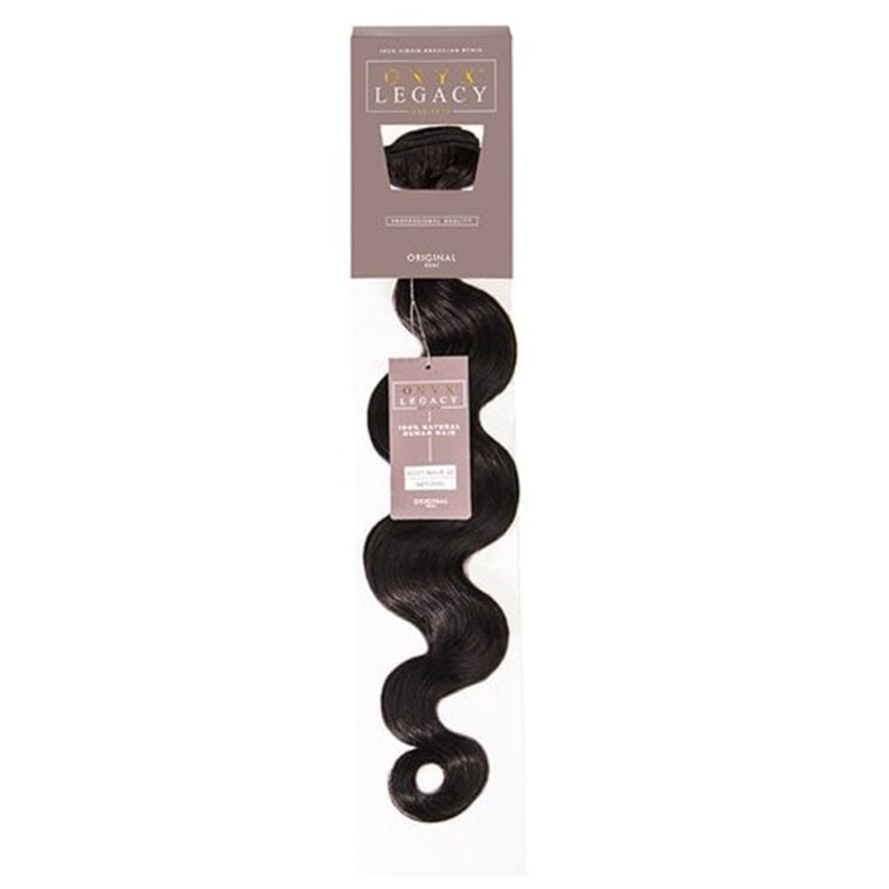Onyx Legacy 100% Remi Human Hair Weave – SINGLE BUNDLE BODY WAVE 20/22″ 20 NATURAL