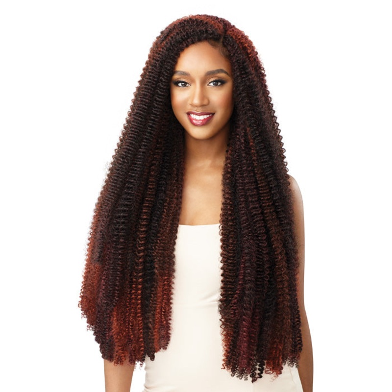 Outre X-Pression Twisted Up Crochet Braids 3X – SPRINGY BOHEMIAN TWIST 30″ 1