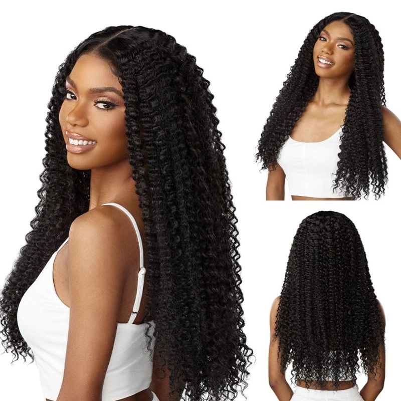 Sensationnel Butta HD Lace Front Wig – W&W Water Wave 26″ 1 JET BLACK