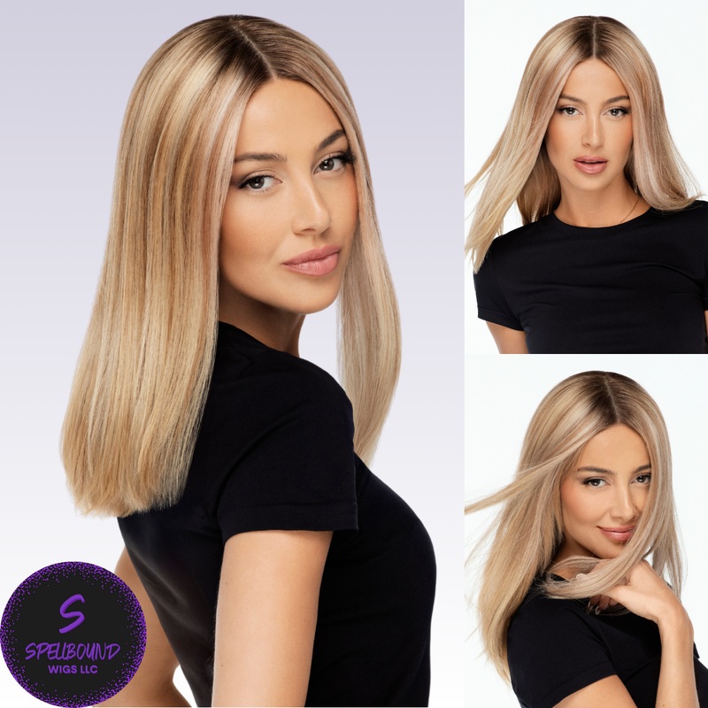 Sheer Top Hair Topper (10″ & 14″) – Look Fabulous Natural Human Hair Collection by TressAllure 10″ SSB2/4 – Very dark brown blend