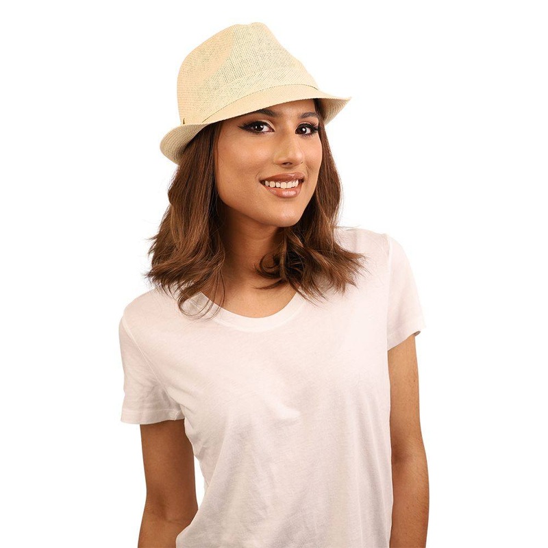 16″ HatFall Wig Medium Brown Babylight Open Wefted