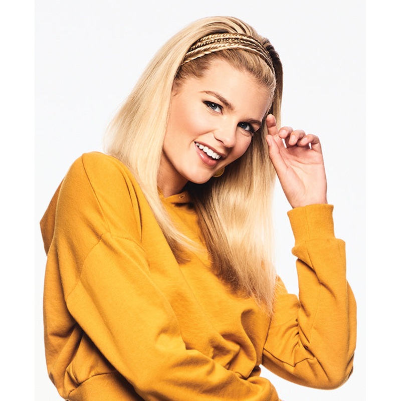 Fishtail Braid Headband R14/16T buttered toast