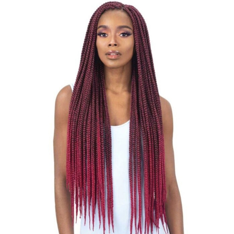 Freetress Pre-Looped Crochet Braid – 3X INDIVIDUAL BOX BRAID 28″ 1