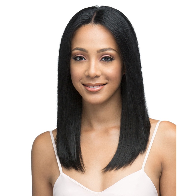 Natural Straight 18 | Lace Front Remy Human Hair Wig by Bobbi Boss P1B/27